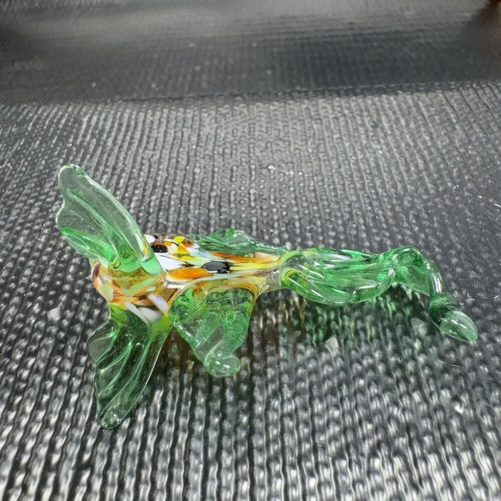 Venetian Art Glass Hand‎ Blown Fish Hand Made Italian Glass Delicate Figure VTG